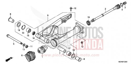 BRAS OSCILLANT NT700VB de 2011
